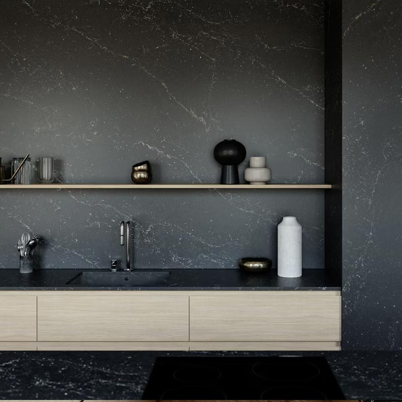 Plan de travail en Quartz Silestone® Romantic Ash